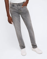 Kenneth Cole Men's Slim-Fit Acid Wash Denim Jeans – Grey | Kenneth Cole