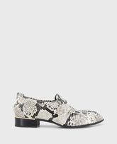 Kenneth Cole Shop Reece Black White Snake Penny Loafer | Kenneth Cole