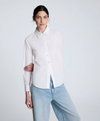 Kenneth Cole Poplin Button Front Shirt