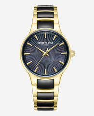 Kenneth Cole Classic Two Tone Bracelet Watch