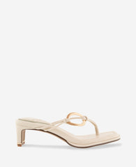 Kenneth Cole Madrid Leather Embellished Heel Sandal
