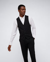 Kenneth Cole Shop Black Slim-Fit Suit Vest for Men – Kenneth Cole Reaction