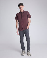 Kenneth Cole Shop Short Sleeve Sportshirt: Mulberry Mix | Kenneth Cole