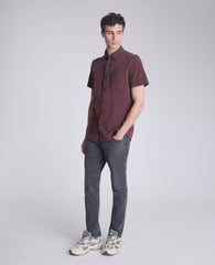 Kenneth Cole Shop Short Sleeve Sportshirt: Mulberry Mix | Kenneth Cole