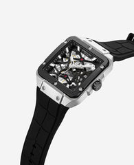 Kenneth Cole Shop Square Skeleton Automatic Black Watch | Kenneth Cole