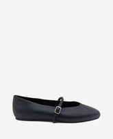 Kenneth Cole Shop Magnolia Leather Ballet Flat in Black | Kenneth Cole