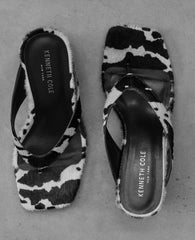 Kenneth Cole Shop Susannah Brown Calf Hair Wedge Sandal | Kenneth Cole