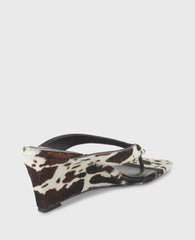 Kenneth Cole Shop Susannah Brown Calf Hair Wedge Sandal | Kenneth Cole