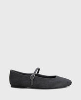 Kenneth Cole Shop Jasper Charcoal Calf Hair Ballet Flat | Kenneth Cole