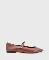 Kenneth Cole Shop Jasper Brown Patent Leather Ballet Flat | Kenneth Cole