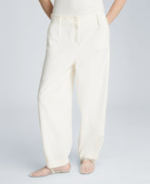 Kenneth Cole High Rise Fly Front Tapered Leg Pant