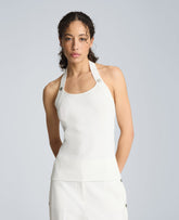 Kenneth Cole Halter Neck Tank with Gromet Detail