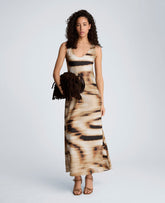 Kenneth Cole Buy Women's Long Slip Dress – Burlap Multi | Kenneth Cole