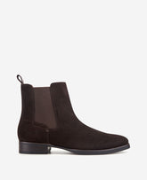 Kenneth Cole Raymond Suede Chelsea Boot for Men, Mocha | Kenneth Cole