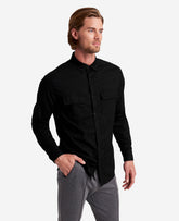 Kenneth Cole Shop Men’s Stretch Denim Shirt – Black | Kenneth Cole