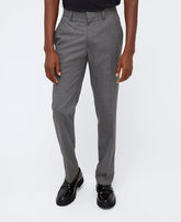 Kenneth Cole Slim-Fit Stretch Twill Dress Pant, Medium Grey | Kenneth Cole