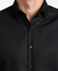 Kenneth Cole Shop Slim-Fit Stretch Dress Shirt – Black | Kenneth Cole