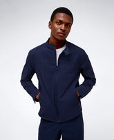 Kenneth Cole Navy Utility Jacket – Water-Resistant & Stretch Fit | KC