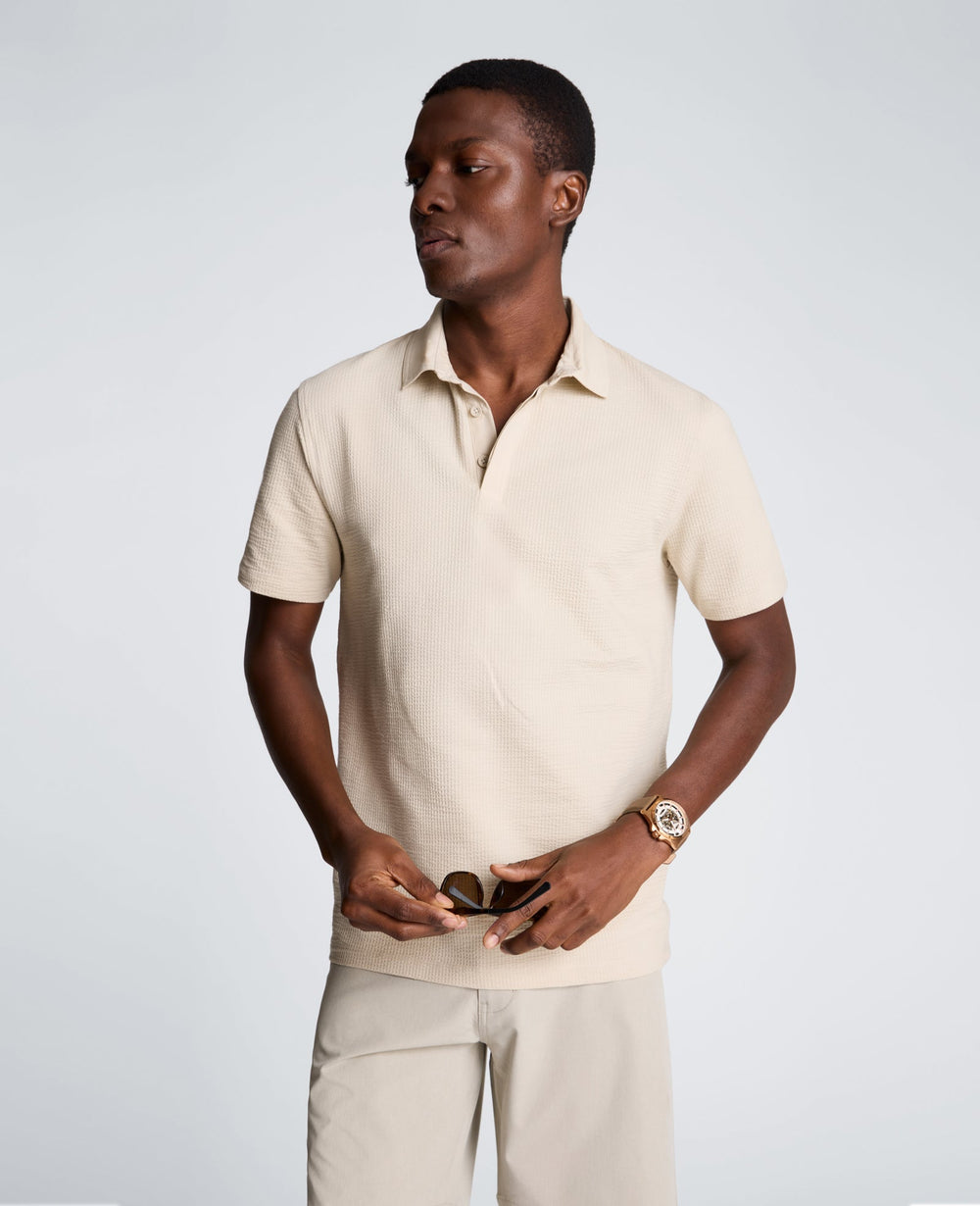 Kenneth Cole Mixed Media Polo