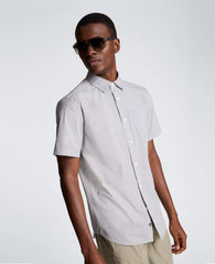 Kenneth Cole Short Sleeve Sport Shirt with Chest Pocket