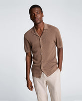 Kenneth Cole Knit Camp Shirt
