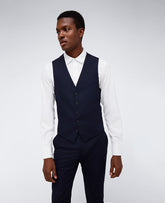 Kenneth Cole Navy Slim-Fit Suit Vest – Kenneth Cole Reaction Ready Flex