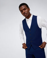 Kenneth Cole Shop Blue Slim-Fit Suit Vest for Men – Kenneth Cole Reaction
