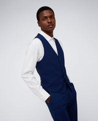 Kenneth Cole Shop Blue Slim-Fit Suit Vest for Men – Kenneth Cole Reaction