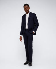 Kenneth Cole Shop Navy Slim-Fit Suit Pants – Kenneth Cole Ready Flex