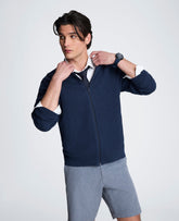 Kenneth Cole Sweater Bomber Jacket