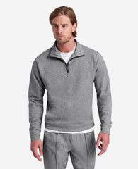 Kenneth Cole Quarter-Zip Mock Knit Jacket