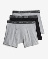 Kenneth Cole Shop Stretch Boxer Briefs 3-Pack Charcoal | Kenneth Cole