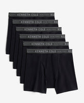 Kenneth Cole 6-Pack Black Boxer Briefs – Cotton Stretch | Kenneth Cole
