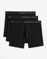 Kenneth Cole Shop Men’s 100% Cotton Boxer Briefs 3-Pack | Kenneth Cole