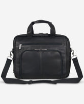 Kenneth Cole Colombian Leather Top Zip Messenger Bag