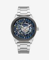 Kenneth Cole Shop Skeleton Automatic Silver Bracelet Watch | Kenneth Cole