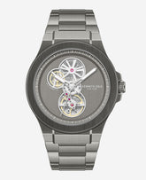 Kenneth Cole Automatic Gun Metal Stainless Steel Bracelet Watch