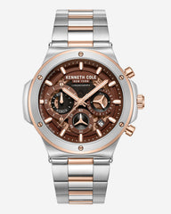 Kenneth Cole Shop Men’s Two-Tone Sport Bracelet Watch | Kenneth Cole