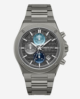 Kenneth Cole Dress Sport Chronograph Multi Tone Dial Stainless Steel Bracelet Watch