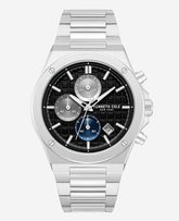 Kenneth Cole Dress Sport Chronograph Black Dial Stainless Steel Bracelet Watch