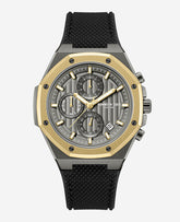 Kenneth Cole Dress Sport Chronograph Two-Tone Silicone Strap Watch