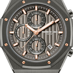 Kenneth Cole Dress Sport Chronograph Two-Tone Stainless Steel Bracelet Watch