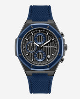 Kenneth Cole Dress Sport Chronograph Two-Tone Silicone Strap Watch