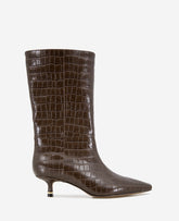 Kenneth Cole Meryl Leather Croco Bootie