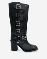 Kenneth Cole Shop Emmett Leather Buckle Tall Boot | Kenneth Cole