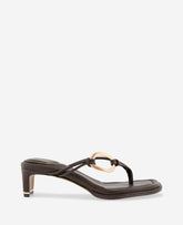 Kenneth Cole Madrid Leather Embellished Heel Sandal