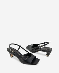 Kenneth Cole Anna Leather Open Toe Slingback Sandal