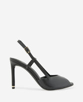 Kenneth Cole Londyn Leather Peep Toe Heel