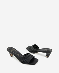Kenneth Cole Arita Woven Leather Open Toe Heel