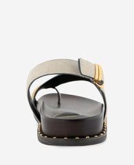 Kenneth Cole Dixon Suede Toe Ring Buckle Sandal